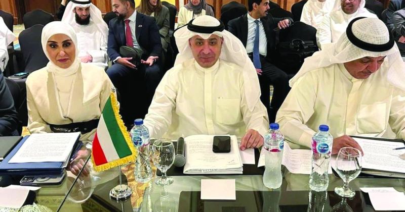البكر مترئساً وفد الكويت في الاجتماعات التحضيرية