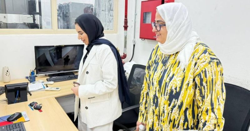 الحويلة تتفقد مركز نظم المعلومات في هيئة الإعاقة