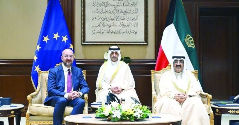 الأمير اطّلع من شارل ميشيل على جدول أعمال القمة الخليجية - الأوروبية