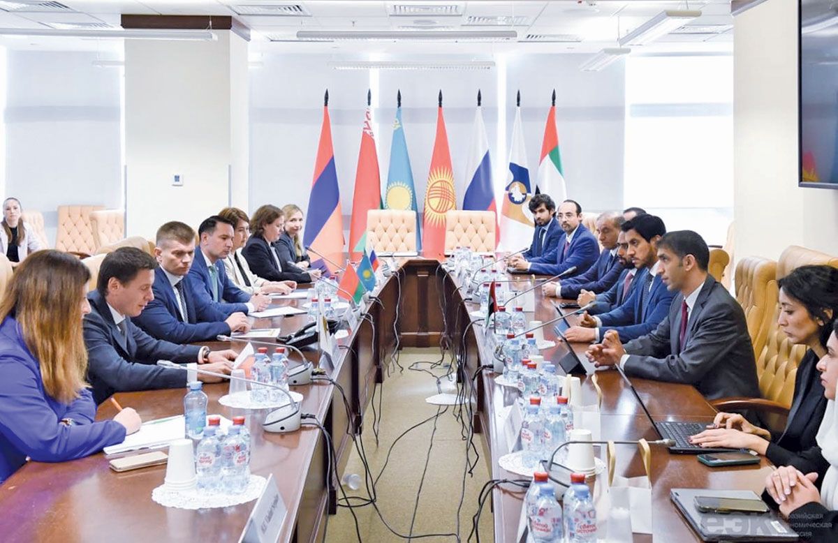 13.7 مليار دولار تجارة الإمارات مع الاتحاد الأوراسي بالنصف الأول بنمو 29.6%