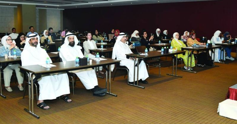 الحضور خلال الورشة التوعوية