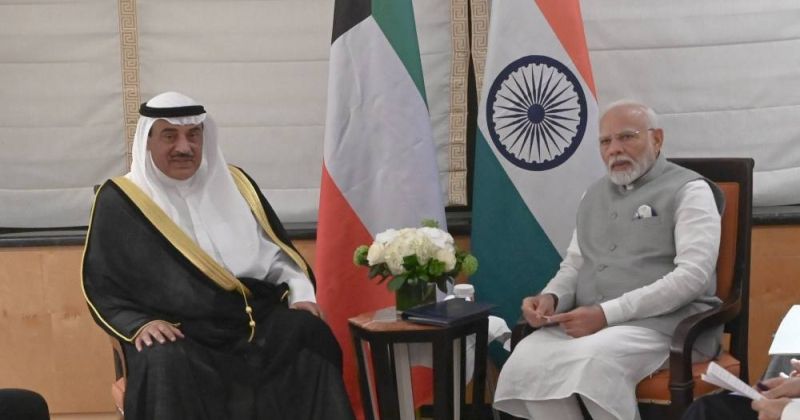 ممثل سمو الأمير يلتقي رئيس وزراء الهند في نيويورك