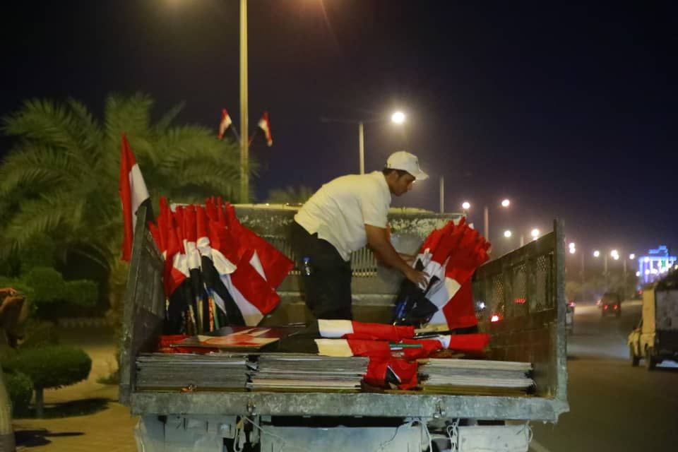 مأرب تستعد لذكرى ثورة 26 سبتمبر بتزيين الشوارع (تقرير مصور)