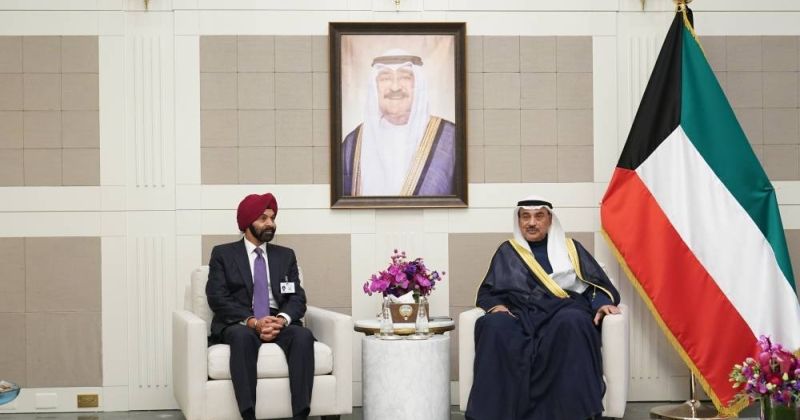 ممثل سمو الأمير يستقبل رئيس البنك الدولي في نيويورك