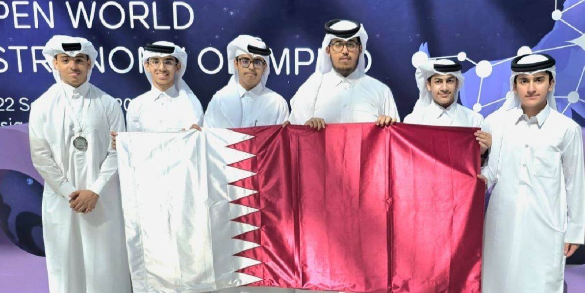 فريق من طلاب قطر يحصد الميدالية الفضية في أولمبياد الفلك الدولي في روسيا
