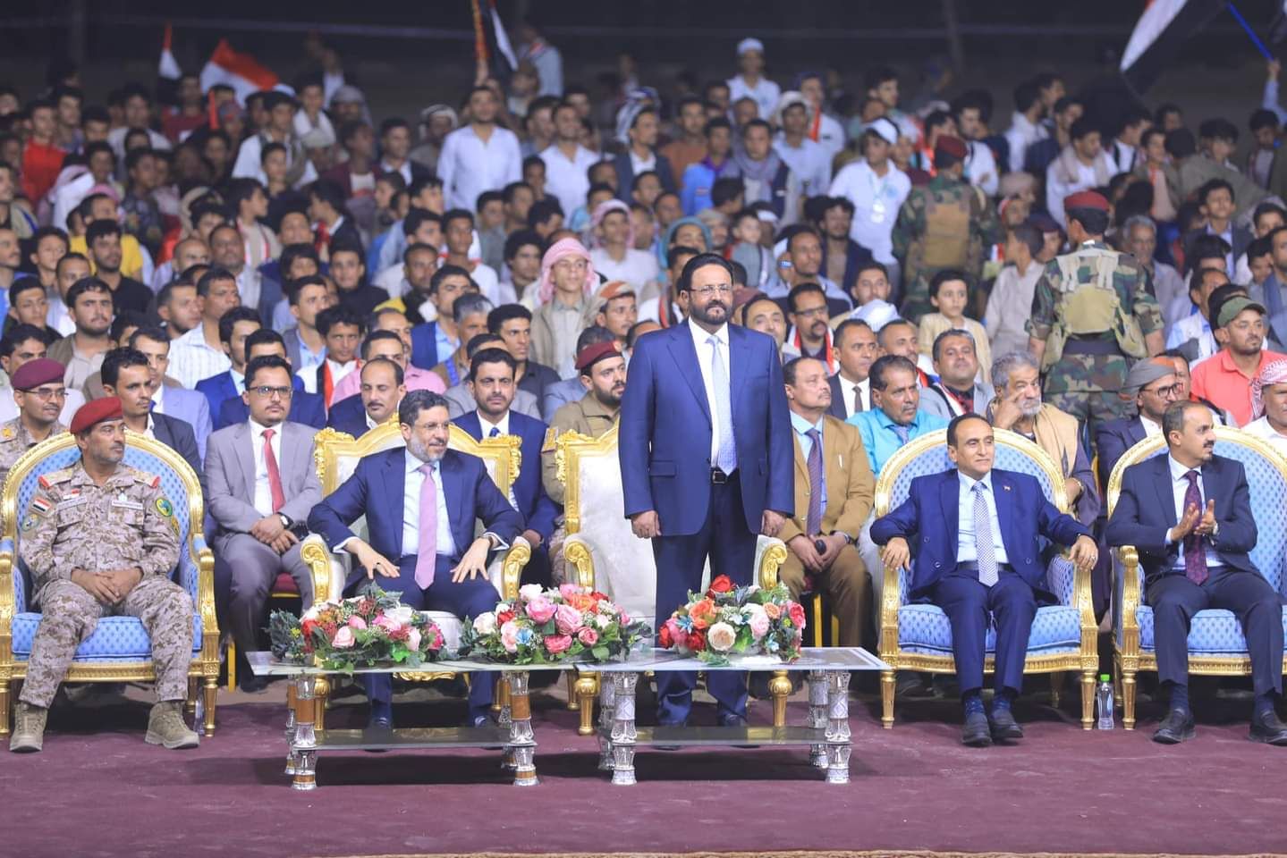 مأرب.. العرادة وبن مبارك يحضران مراسم إيقاد الشعلة الأم للعيد الوطني الـ62 لثورة 26 سبتمبر المجيدة