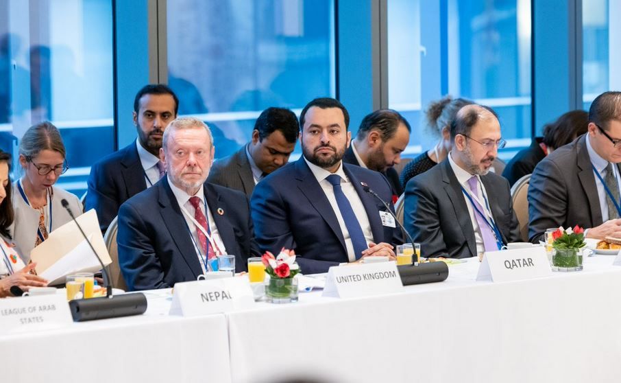 قطر تشارك في الاجتماع الوزاري الرابع عشر لمجموعة أصدقاء الوساطة التابعة للأمم المتحدة
