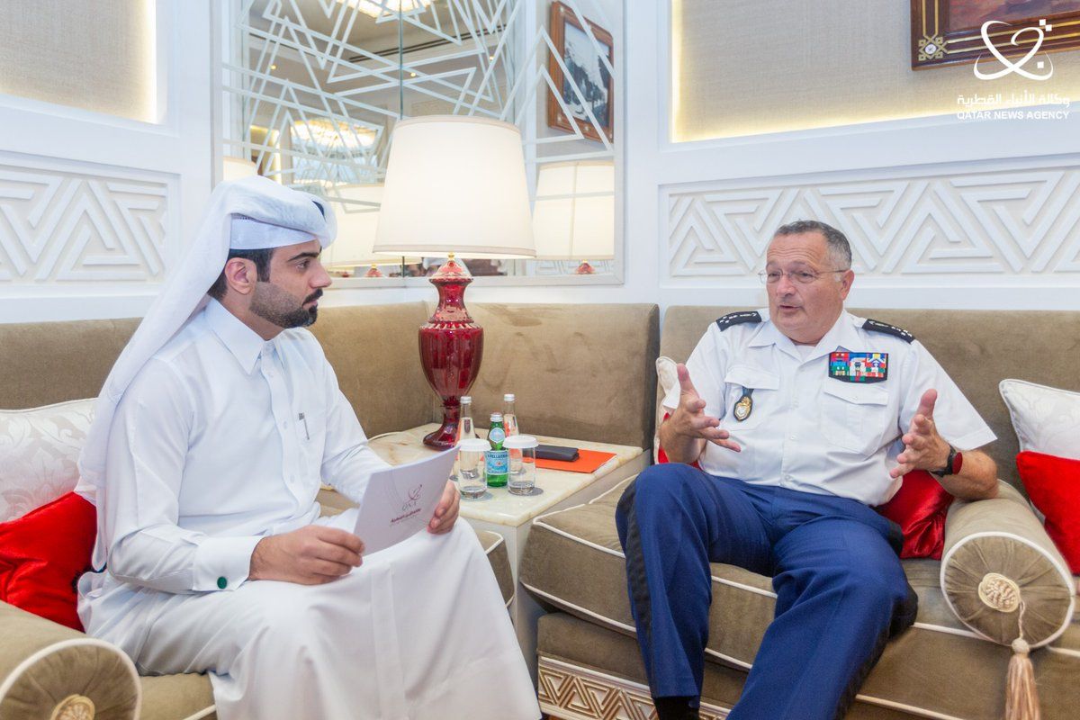  القائد العام لقوات الدرك الفرنسي : فرنسا ممتنة لقطر لمساهمتها الاستثنائية في تأمين الألعاب الأولمبية باريس 2024