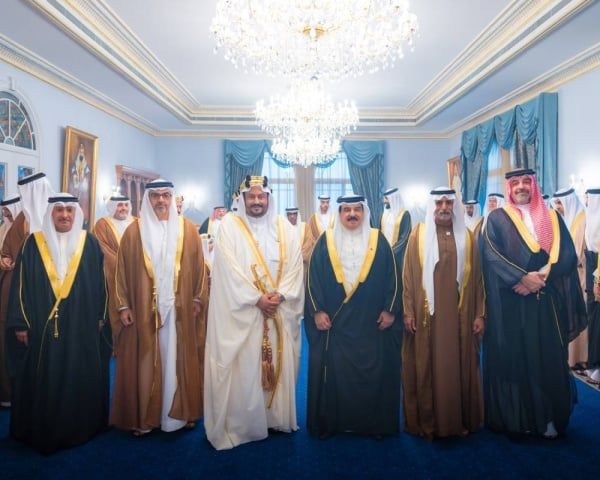 الملك يشرف حفل زواج الشيخ سلطان الدين بن محمد بن سلمان آل خليفة