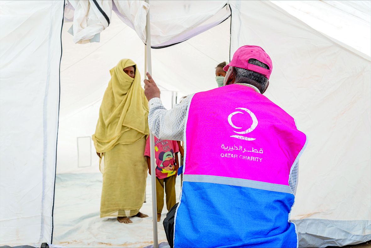 قطر الخيرية: تدخل إغاثي جديد لمتضرري انهيار سد أربعات بالسودان