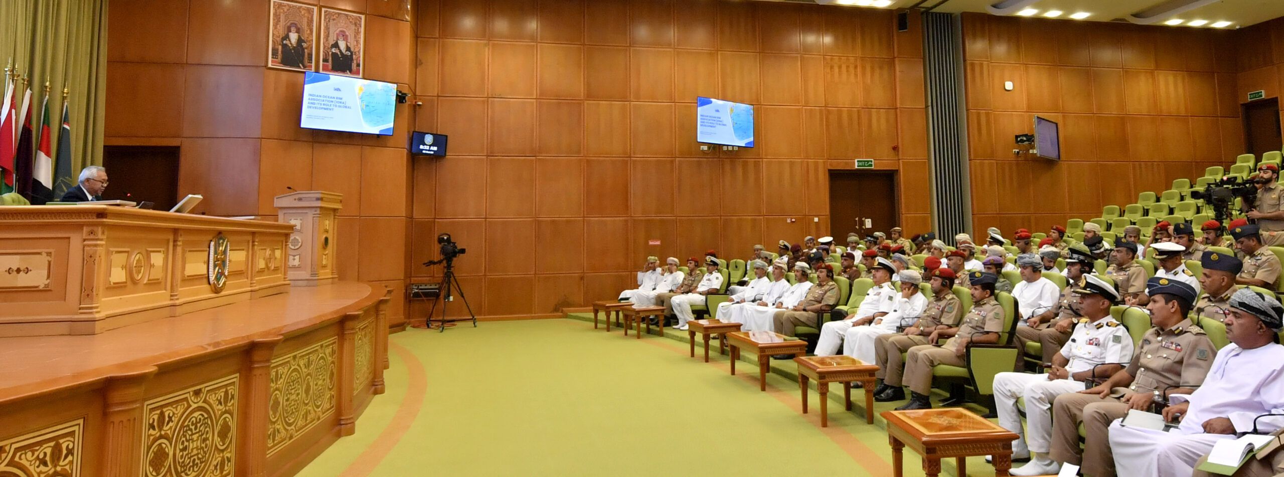 كلية الدفاع الوطني تستضيف أميني مجلس التعاون ورابطة الدول المطلة على المحيط الهندي