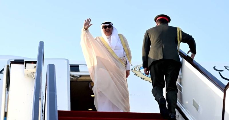 سمو ولي العهد يغادر قطر بعد ترؤسه وفد الكويت في مؤتمر القمة الثالثة لحوار التعاون الآسيوي