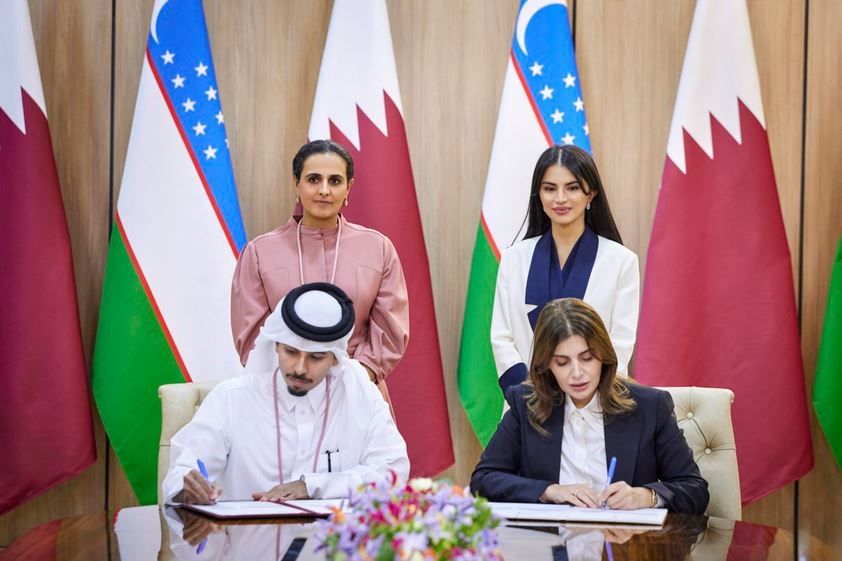 صندوق قطر للتنمية ومؤسسة أوزبكستان لتنمية الفن والثقافة يوقعان اتفاقية منحة لتجديد مسجد بيبي خانم بسمرقند