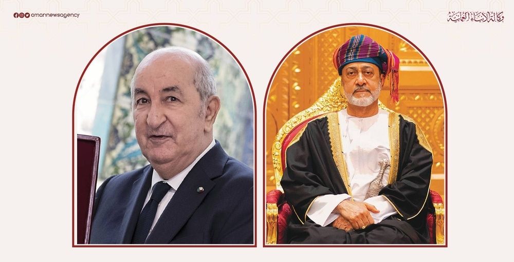 جلالةُ السُّلطان المعظم يتلقّى شكر الرئيس الجزائري