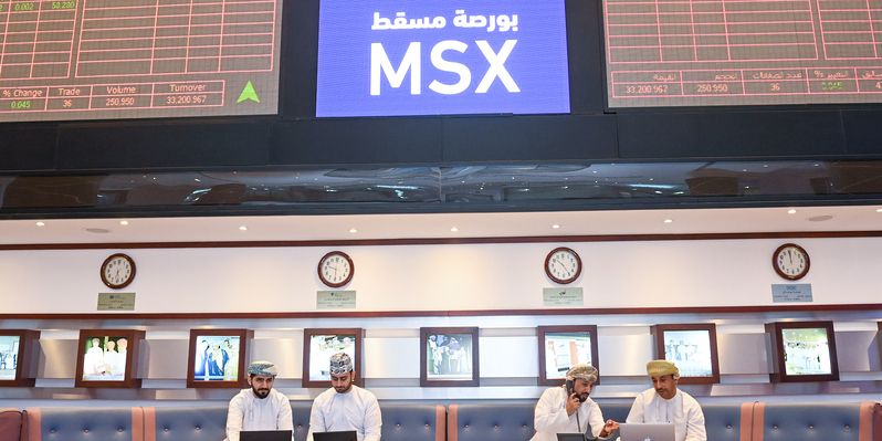 ارتفاع مؤشر بورصة مسقط بنسبة 0.12 بالمائة