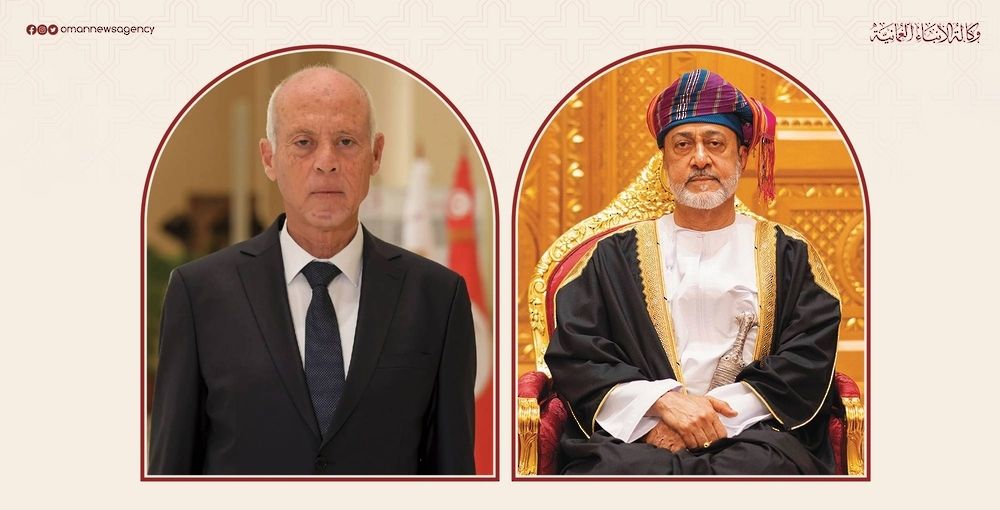 جلالةُ السُّلطان المعظم يهنّئ الرئيس التونسي