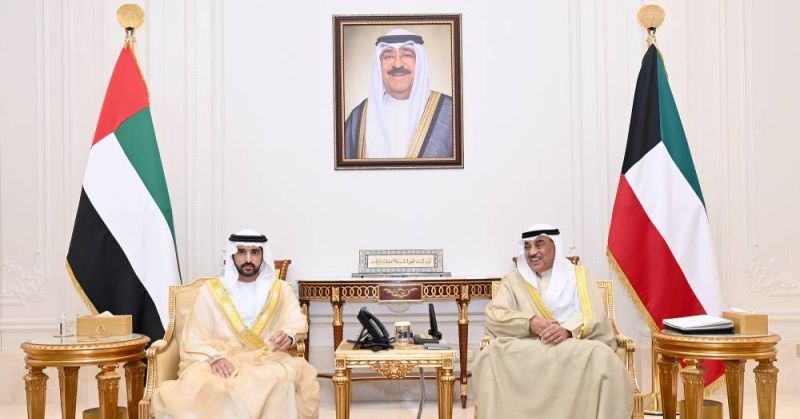 سمو ولي العهد يستقبل ولي عهد دبي بمناسبة زيارته الرسمية للبلاد