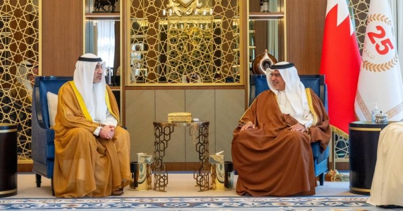 ولي العهد البحريني مستقبلا اليوسف