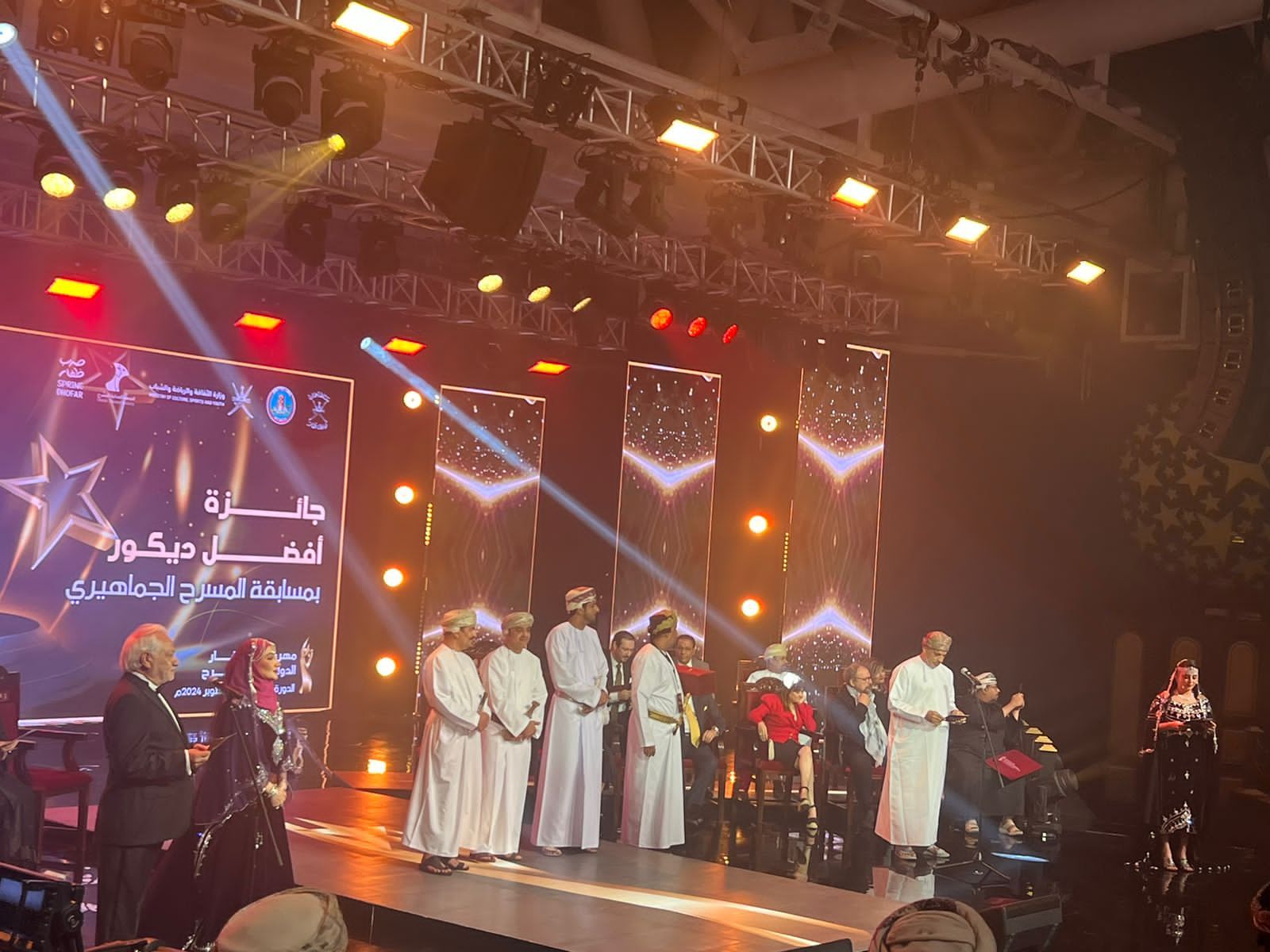سلطنة عمان ومصر والإمارات تحصد جوائز الدورة الأولى لمهرجان ظفار الدولي للمسرح