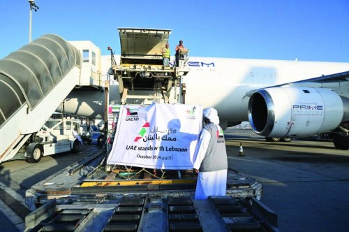 صقر غباش يؤكد وقوف الإمارات إلى جانب لبنان وشعبه