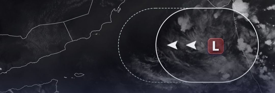 توقعات الحالة الجوية شرق بحر العرب من 11 لـ15 أكتوبر