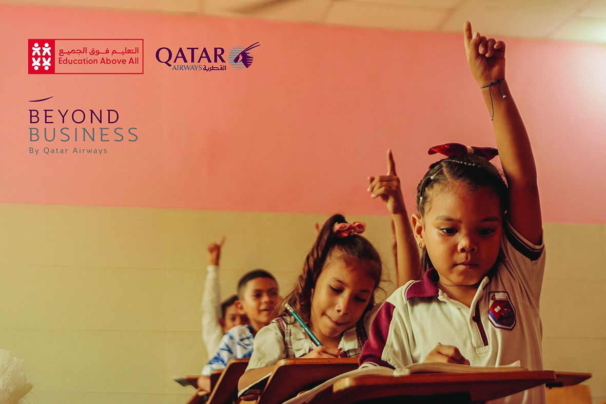 تعاون بين «القطرية» ومؤسسة التعليم فوق الجميع