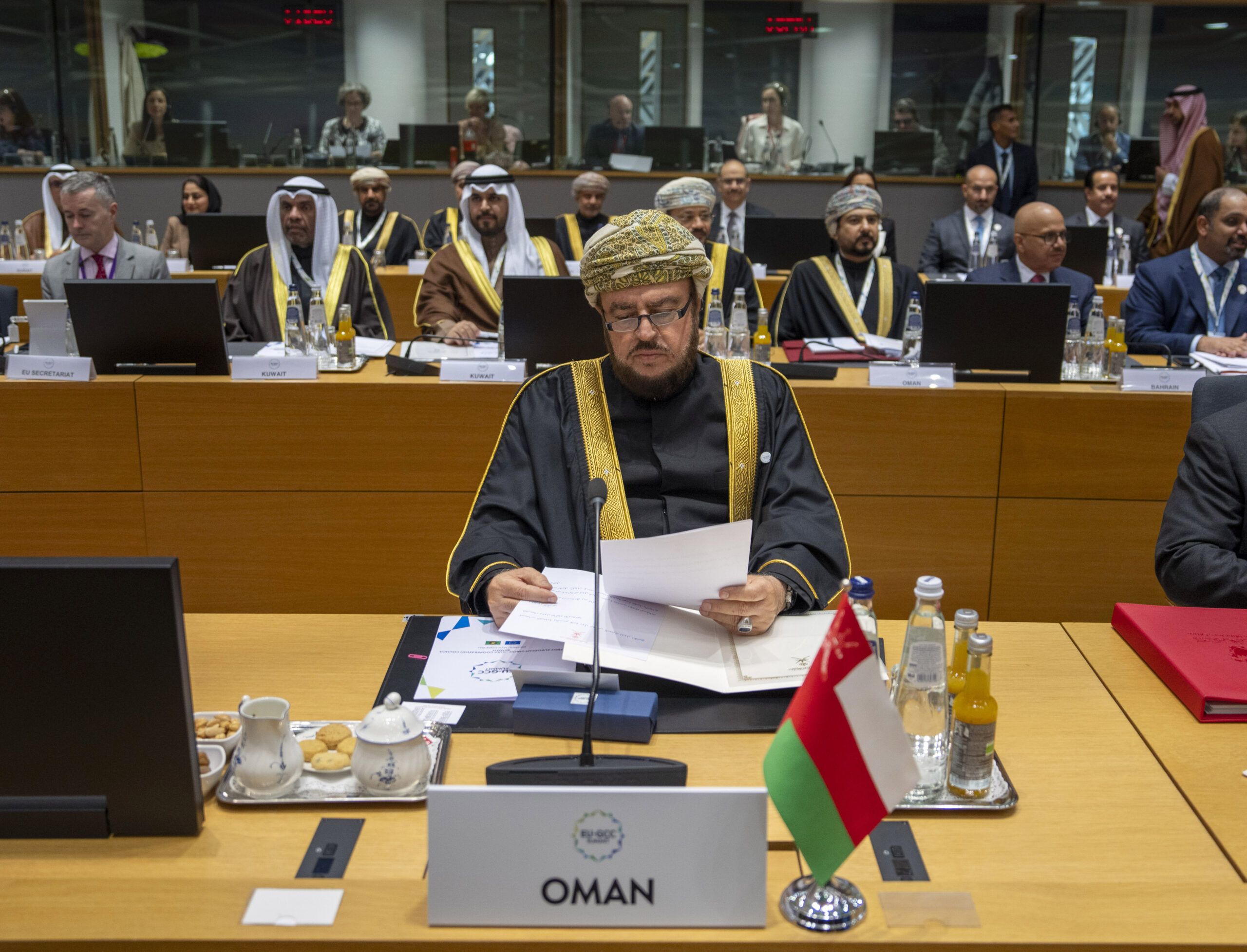 السّيد أسعد ينقل تحيات جلالة السلطان وتمنايته الطيبة للقمة الخليجية الأوروبية