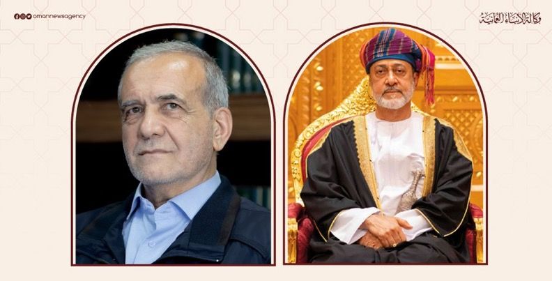 جلالة السلطان والرئيس الإيراني يتبادلان الآراء حول عدد من القضايا خلال اتصال هاتفي