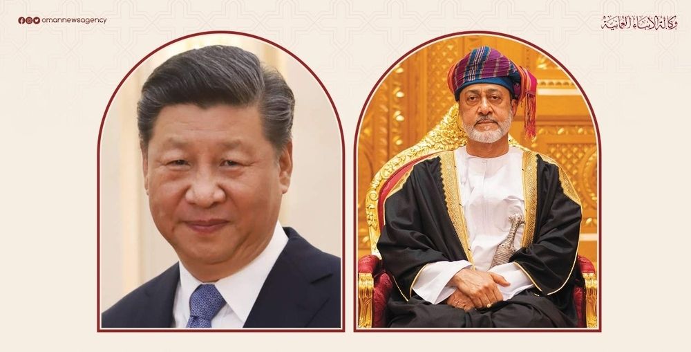 جلالةُ السُّلطان يتلقّى برقية شكر جوابيّة من الرئيس الصيني