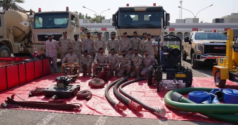 آمر الشرطة العسكرية يتفقد استعدادات «غيث»