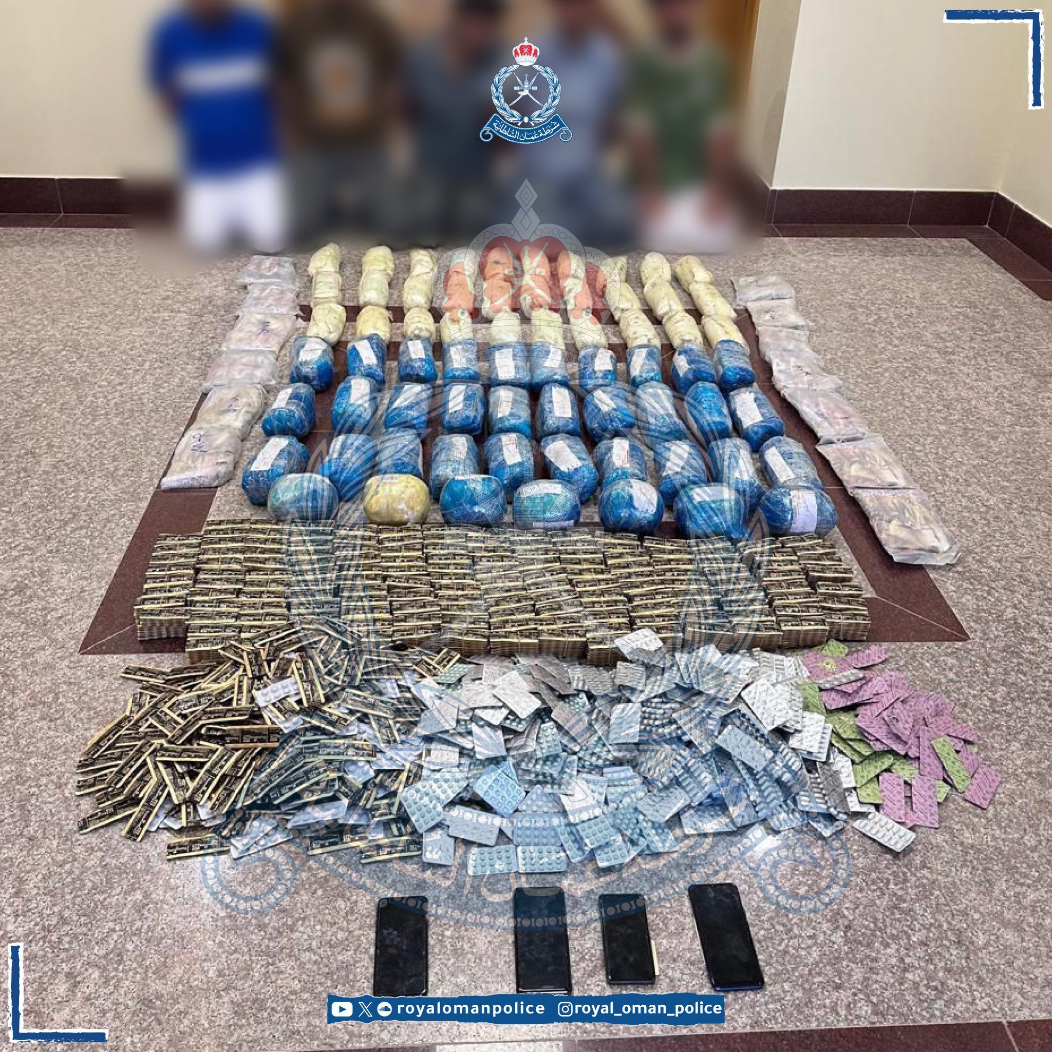 ” خفر السواحل ” يشارك في إحباط تهريب كميات من المخدرات والمؤثرات العقلية