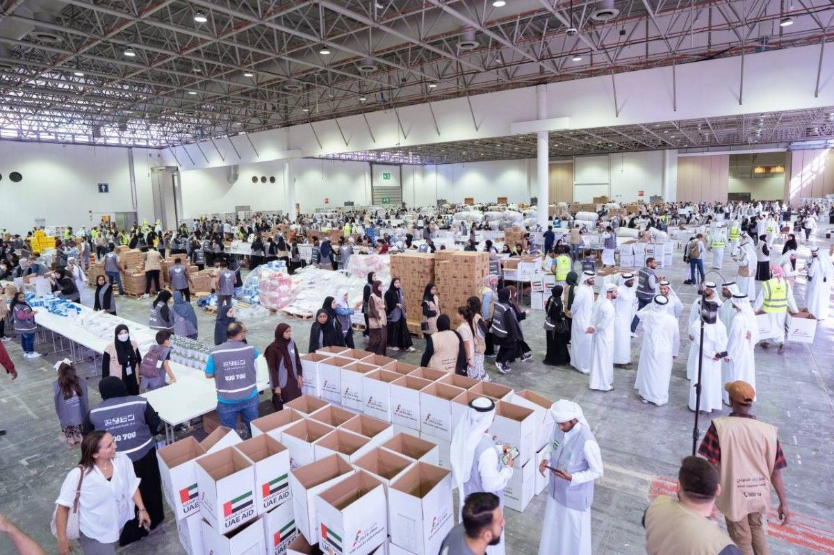 250 طناً مساعدات إغاثية جديدة من الإمارات إلى لبنان