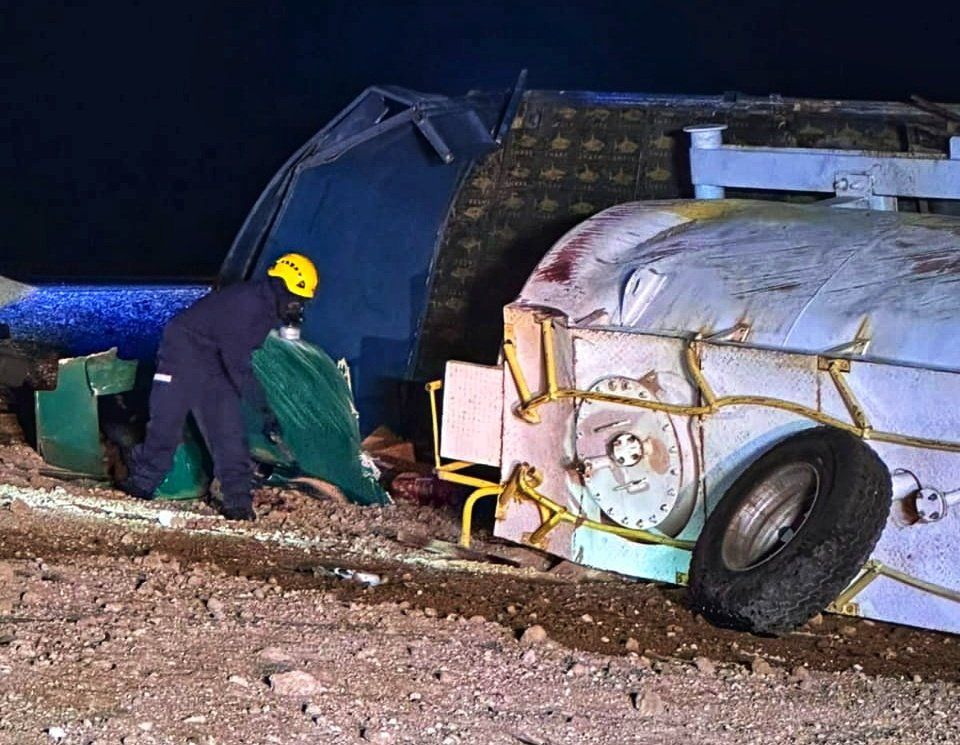 وفاة مواطنين اثنين إثر حادث تدهور قاطرة ومقطورة