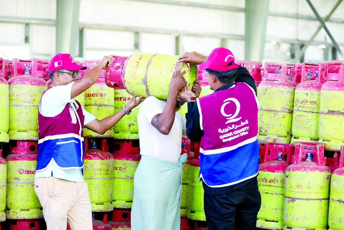 قطر الخيرية توفر غاز الطهي للاجئي الروهينجا ببنجلاديش
