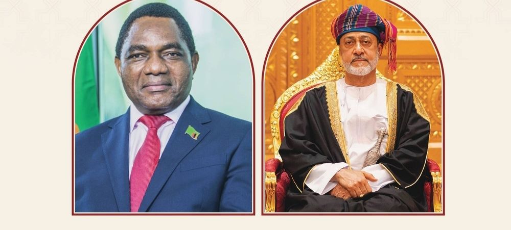 جلالة السلطان المعظم يُهنّئ رئيس جمهورية زامبيا