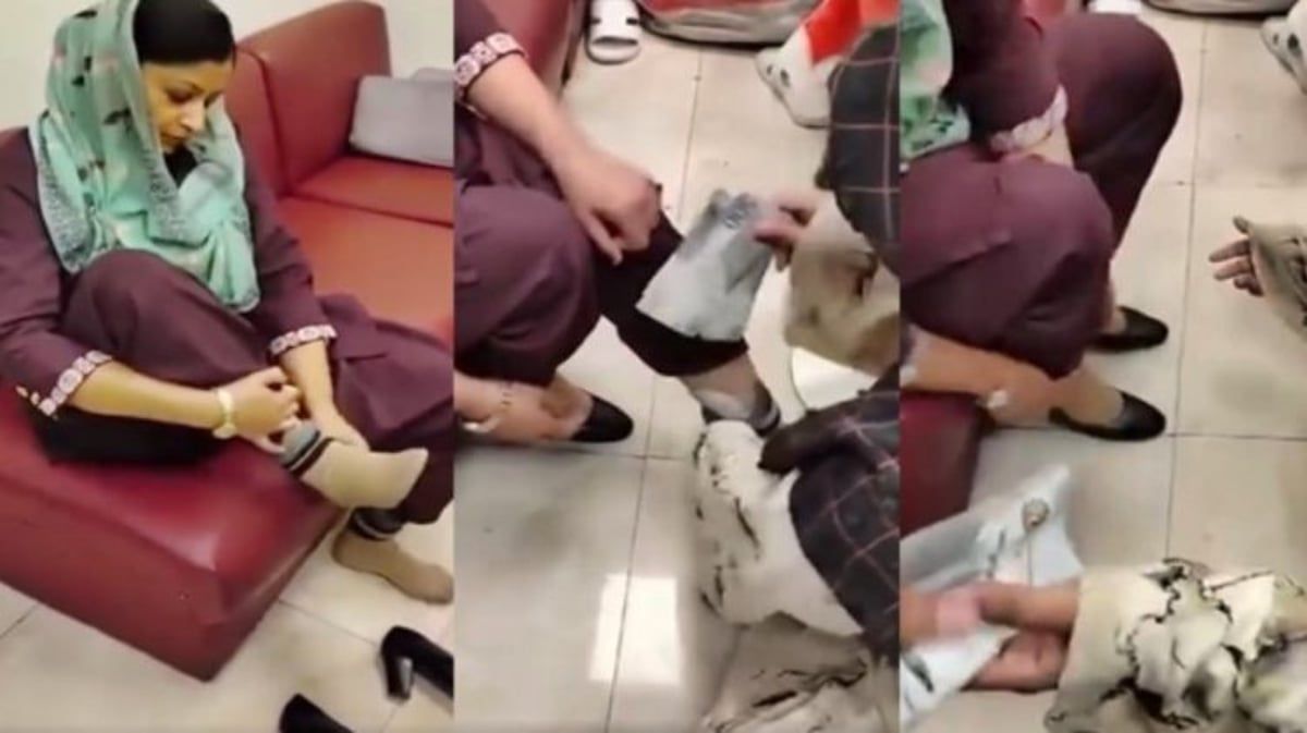 اعتقال مضيفة طيران حاولت تهريب هذا الشيء الصادم في هذه المنطقة من جسدها أثناء رحلة جوية متجهة الى جدة!