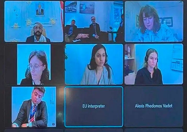 "العرادة" يبحث مع سفراء الاتحاد الأوروبي تداعيات الأزمة الاقتصادية على اليمنيين