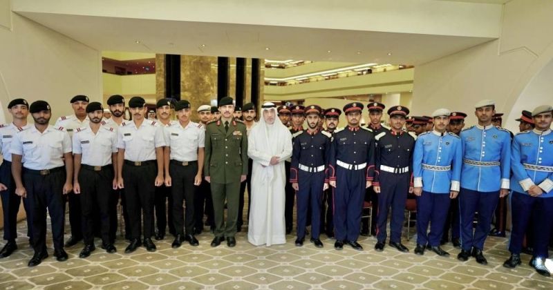 اليوسف للطلبة الضباط الكويتيين في قطر: دعم مسيرة الكويت العسكرية والأمنية