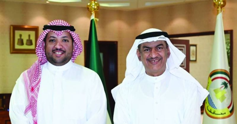 الحبشي خلال استقباله ناصر الجراح