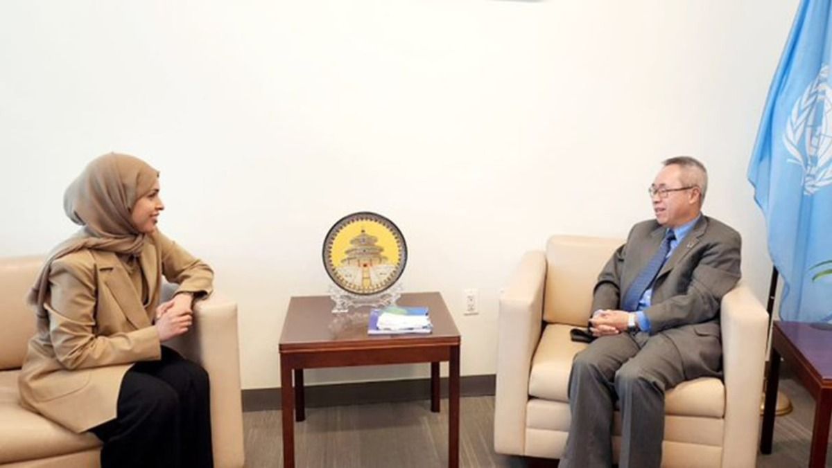 المندوب الدائم لدولة قطر لدى الأمم المتحدة تجتمع مع وكيل الأمين العام للشؤون الاقتصادية والاجتماعية