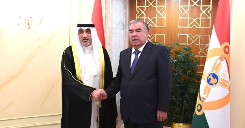 رئيس طاجيكستان يستقبل رئيس الوزراء بالإنابة ووزير الخارجية