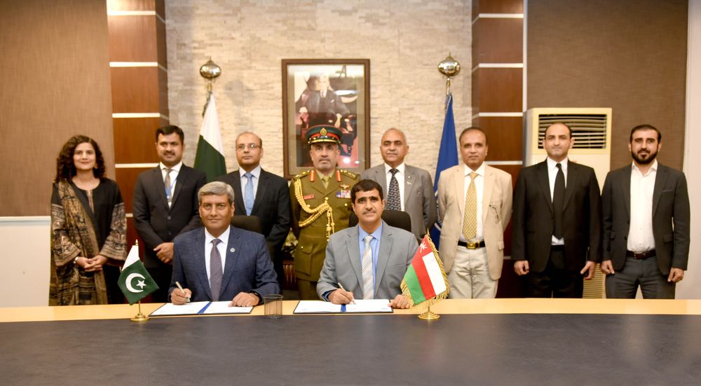 مذكرة تفاهم بين الكلية العسكرية والجامعة الوطنية للعلوم والتكنولوجيا بباكستان