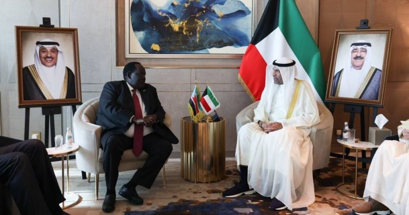 رسالة خطية إلى سمو الأمير من رئيس جنوب السودان