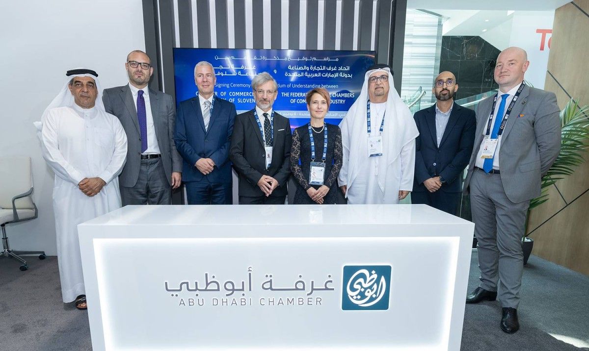 «غرف الإمارات» يوقع مذكرة تفاهم لتأسيس مجلس أعمال مع سلوفينيا