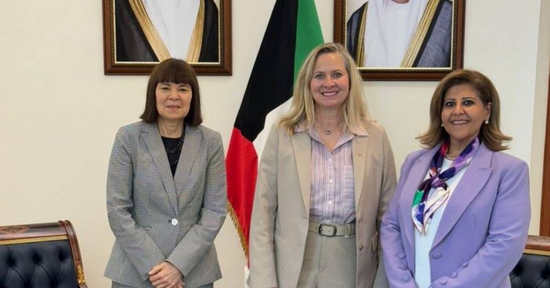 جواهر الدعيج: السفيرة داير أثنت على جهود الكويت في مكافحة الإتجار بالأشخاص