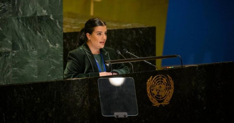 السكرتير الثاني بوفد الكويت الدائم لدى الأمم المتحدة وفيقة الملا