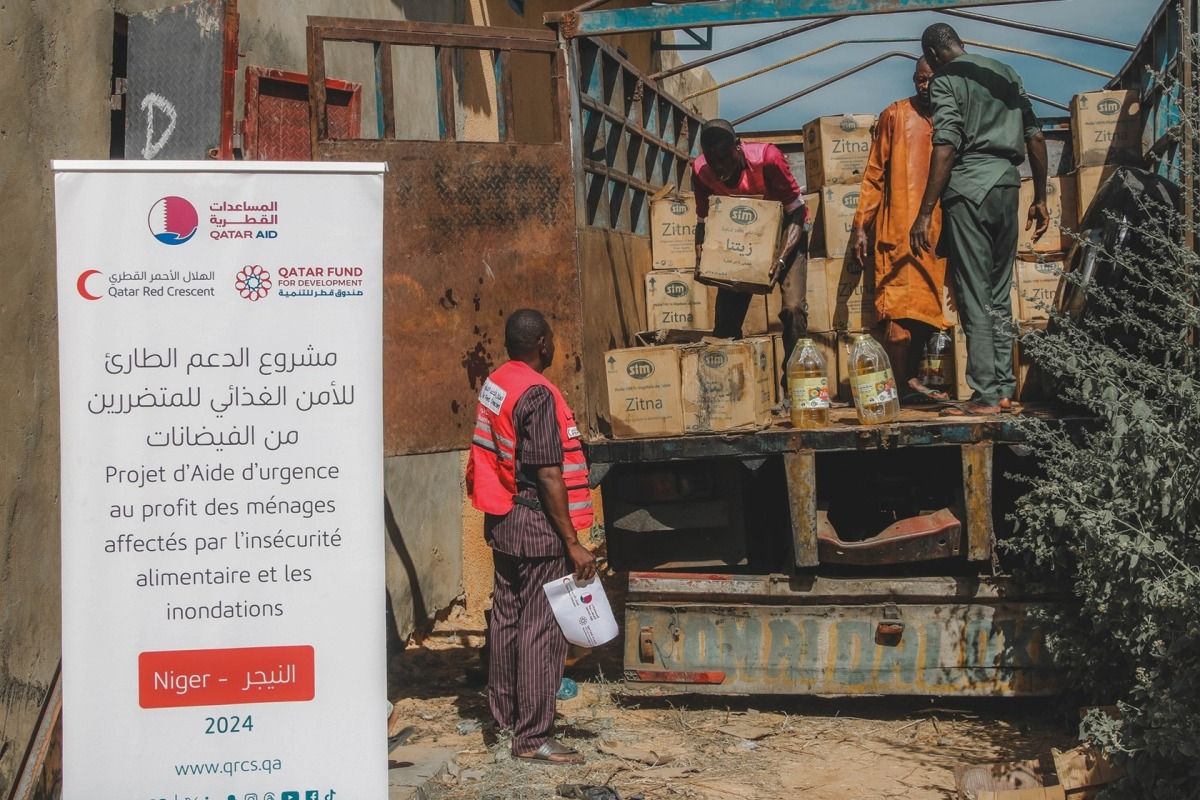 صندوق قطر للتنمية والهلال الأحمر القطري يتعاونان لتعزيز الأمن الغذائي للمتضررين من الفيضانات في النيجر