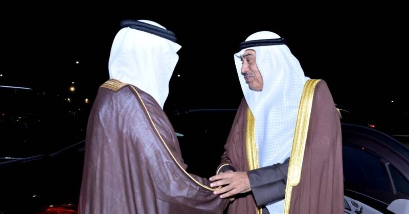 سمو ولي العهد يغادر السعودية بعد ترؤس وفد الكويت في قمة الرياض