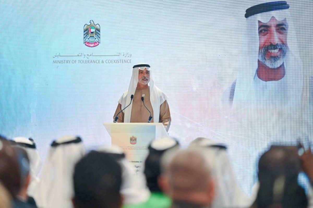 نهيان بن مبارك: الإمارات ملتزمة بإرساء التعايش السلمي والتسامح
