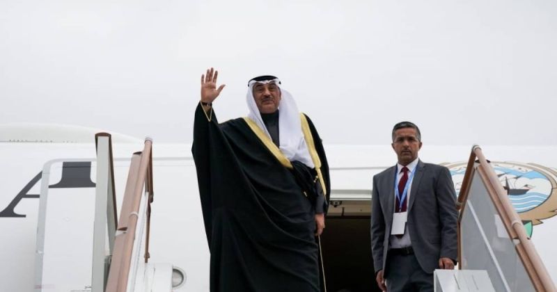 ممثل سمو الأمير يغادر باكو بعد ترؤسه وفد الكويت في قمة «COP29»